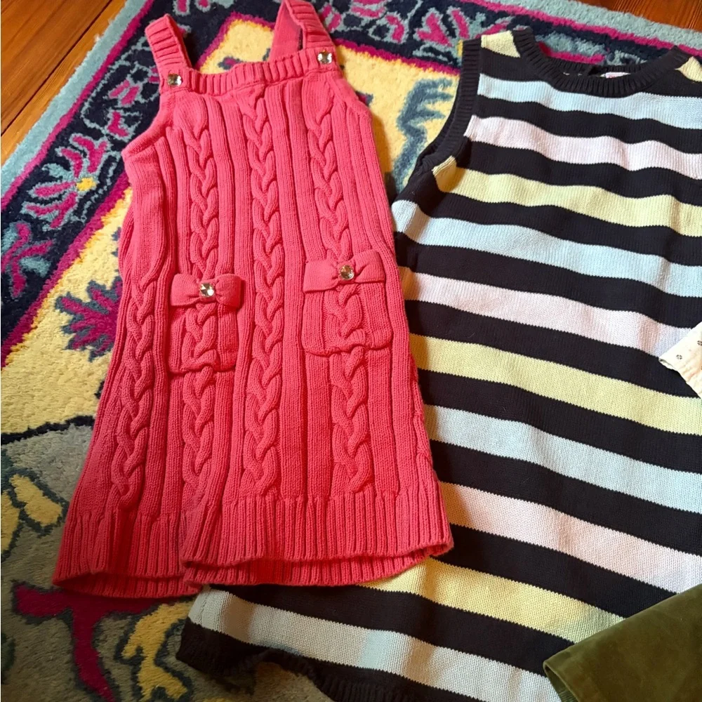 Gymboree Gap Sweater Knit Dress button down shirt corduroy skirt lot bundle 5